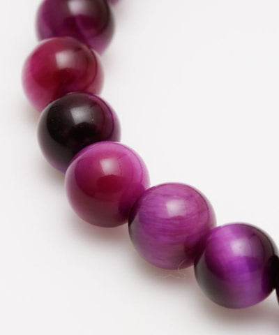 3A Grade 6mm Purple Tiger Eye Bracelet