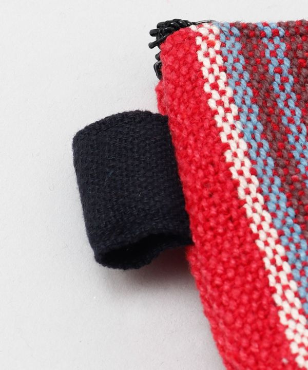 Nepalese Hand Woven Striped Pouch