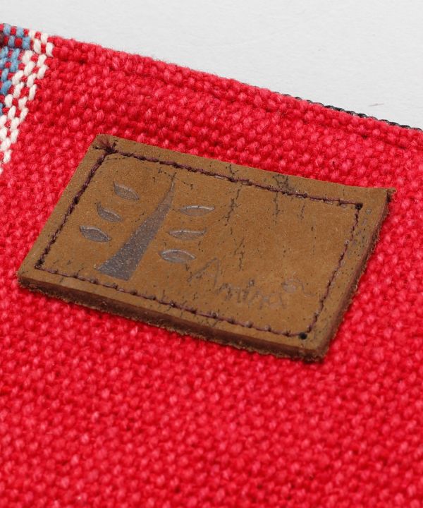 Nepalese Hand Woven Striped Pouch