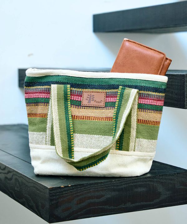 Nepalese Hand Woven Cotton Bag