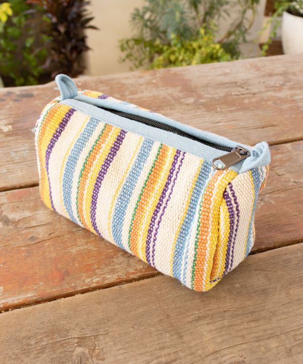 Nepalese Hand Woven Cotton Pouch