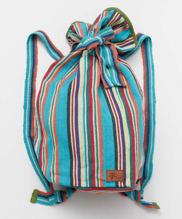 Nepalese Hand Woven Cotton Backpack