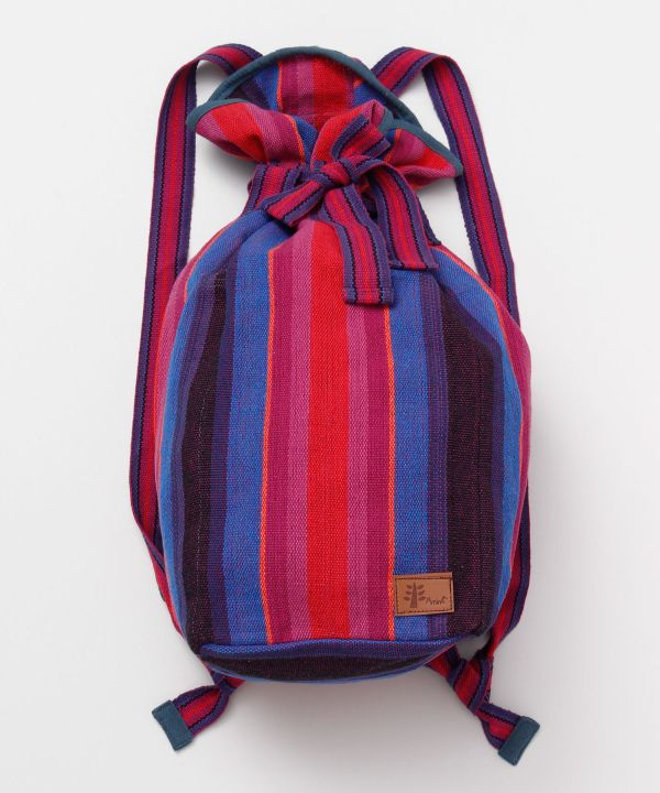Nepalese Hand Woven Cotton Backpack