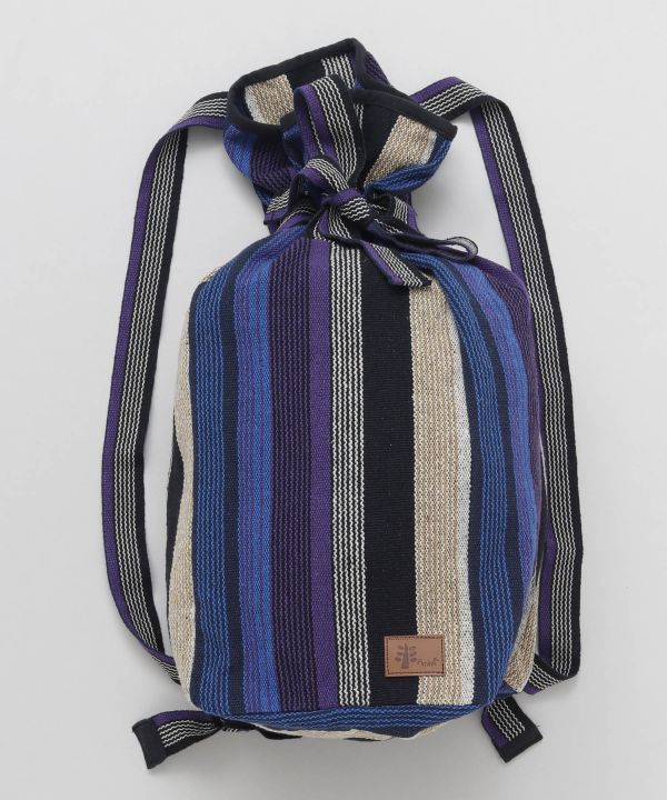 Nepalese Hand Woven Cotton Backpack