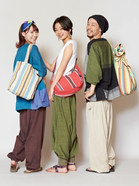 Nepalese Hand Woven Cotton Backpack