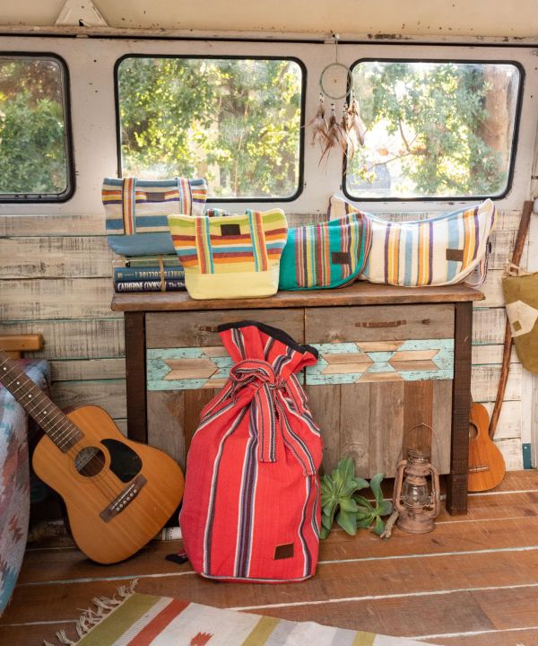 Nepalese Hand Woven Cotton Backpack