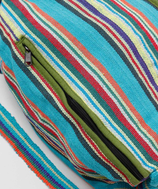 Nepalese Hand Woven Cotton Backpack