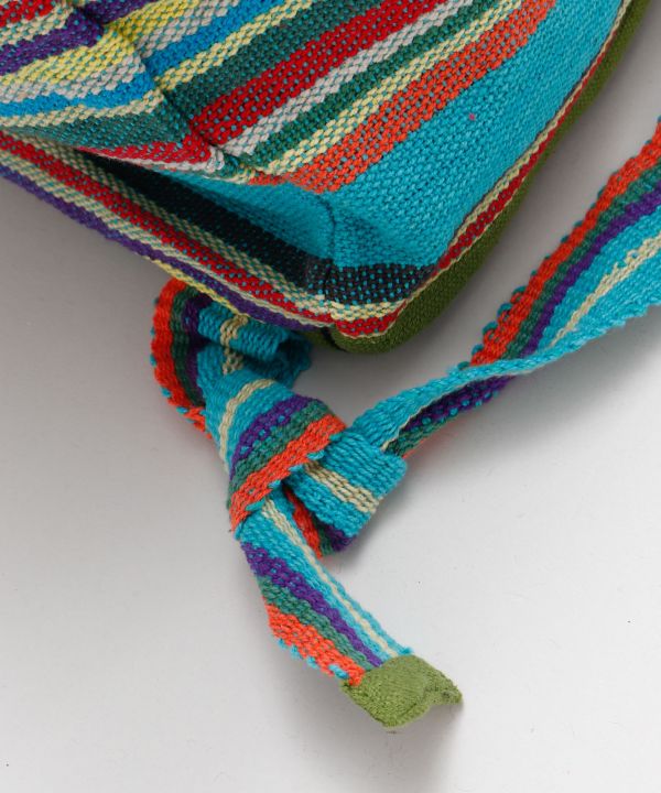Nepalese Hand Woven Cotton Backpack
