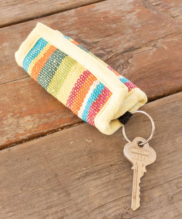 Striped Key Case