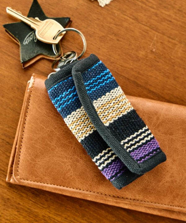 Striped Key Case