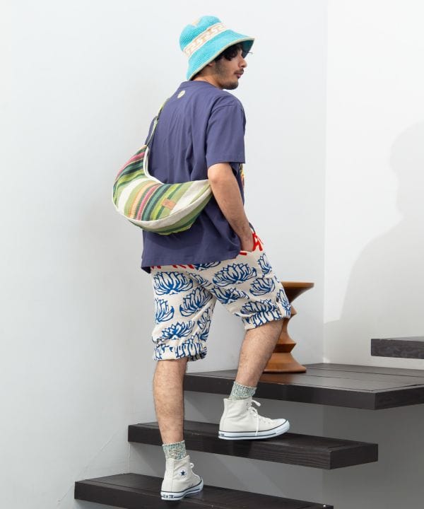 Nepalese Hand Woven Crescent Sholder Bag