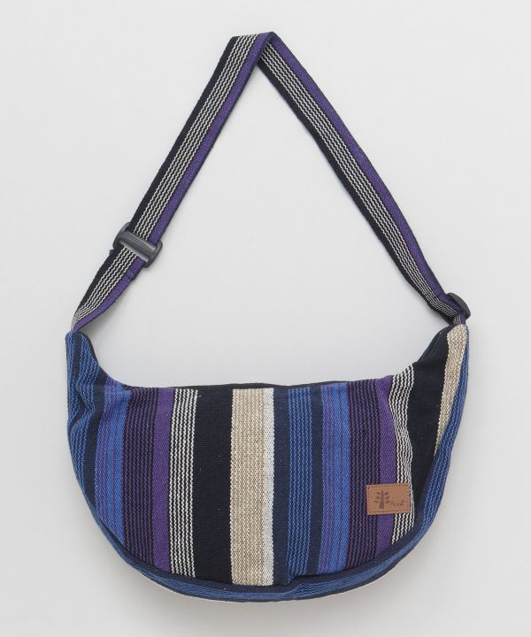 Nepalese Hand Woven Crescent Sholder Bag