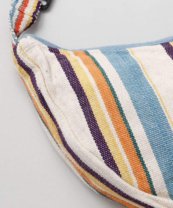 Nepalese Hand Woven Crescent Sholder Bag