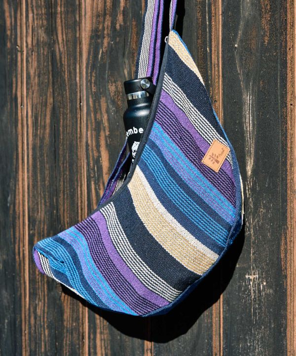 Nepalese Hand Woven Crescent Sholder Bag