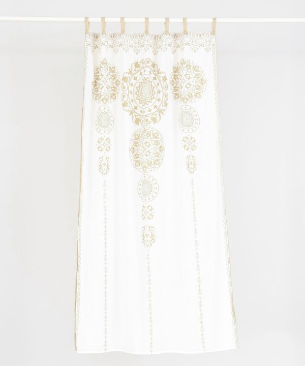 Layered Cotton Mandala Curtain 178cm