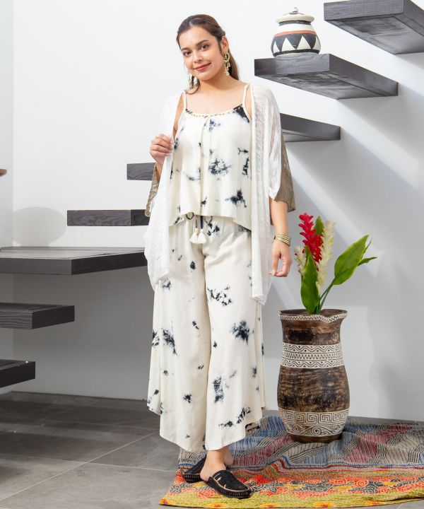 Bi Color Nep Cardigan