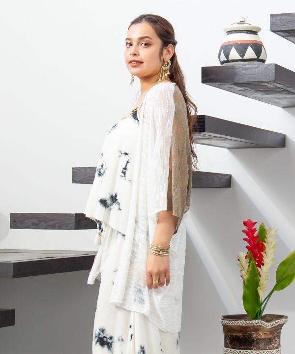 Bi Color Nep Cardigan