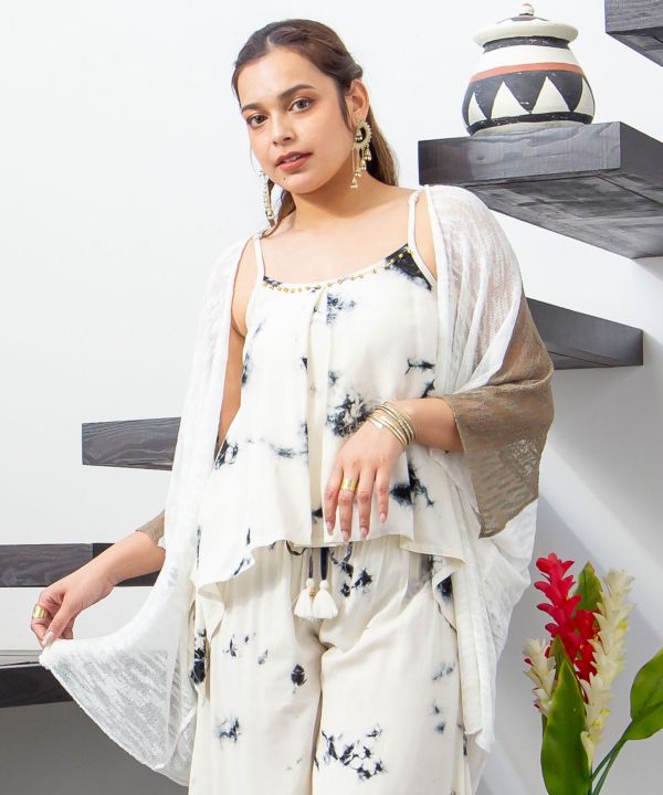 Bi Color Nep Cardigan