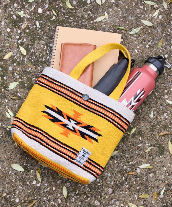 Geometric Pattern Handbag by AMINA - Ametsuchi