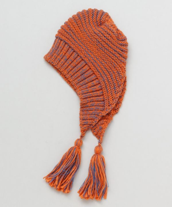 Knitted Beanie with Tassel