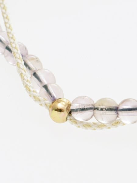 Birthstone Silk Braid Bracelet - FEB by 岩座 - Ametsuchi