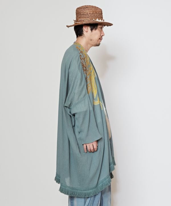 Gradient Tribal Flower KIMONO Cardigan