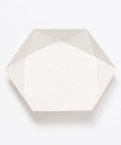 MASHI - Assiette hexagonale en carton de chanvre