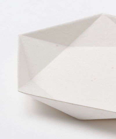 MASHI - จานกระดาษป่านหกเหลี่ยม