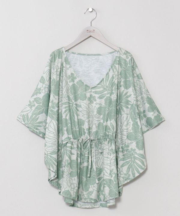 Stretch Waist Tie Top