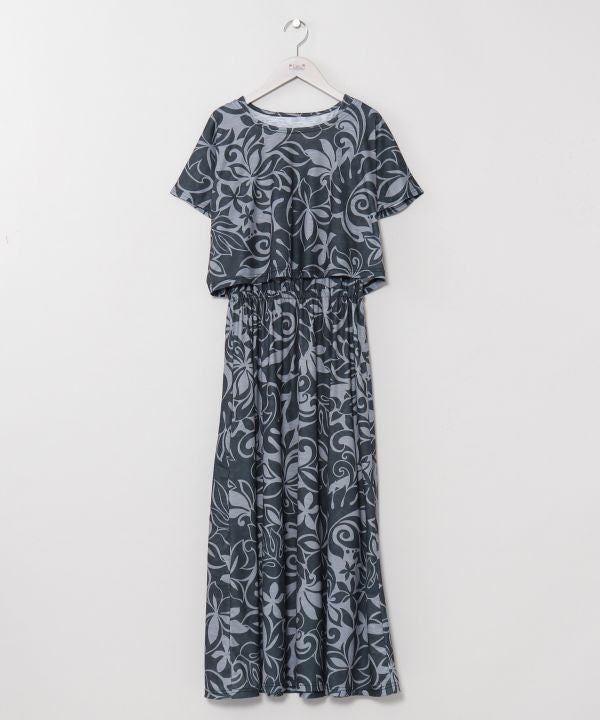 Resort Layered Dress Set by Kahiko - Ametsuchi