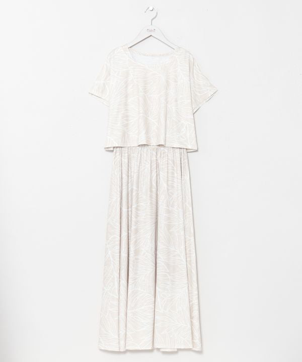 Resort Layered Dress Set by Kahiko - Ametsuchi