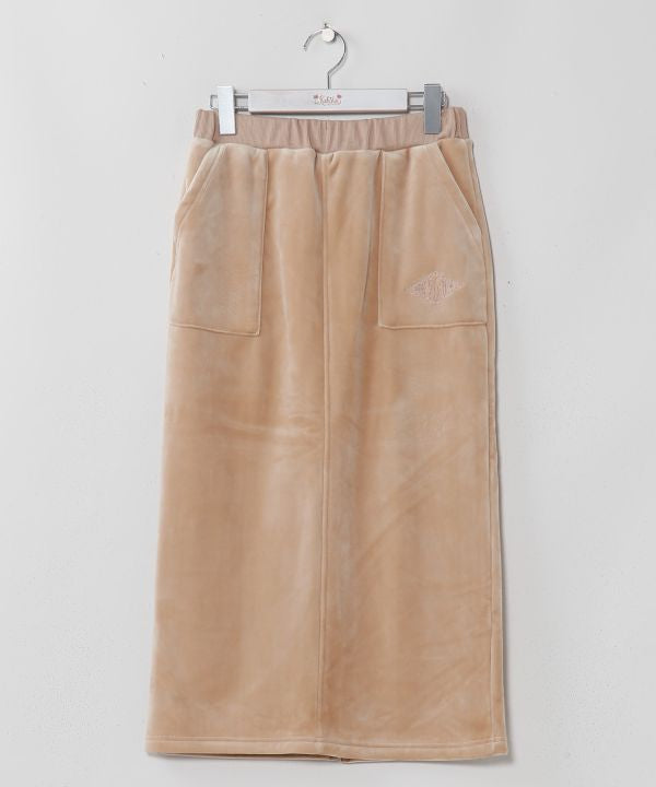Soft Microfleece Fitted Long Skirt - SURF＆Palms