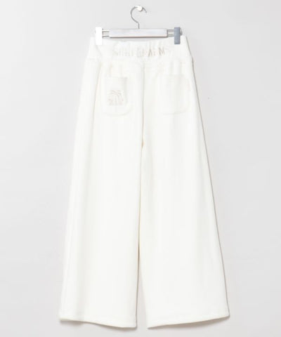 Soft Microfleece Wide-Leg Pants - SURF＆Palms