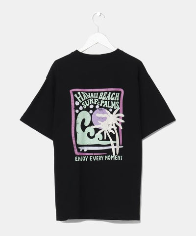 SURF＆Palms Men's Graphic T-shirt Tops by Kahiko - Ametsuchi