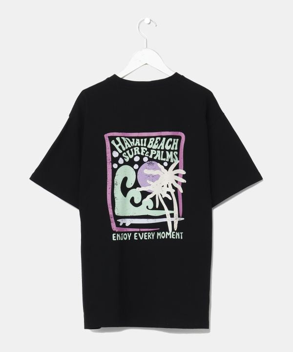 SURF＆Palms Men's Graphic T-shirt Tops by Kahiko - Ametsuchi
