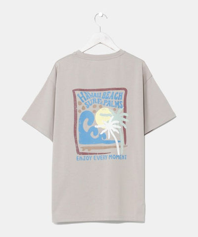 SURF＆Palms Men's Graphic T-shirt Tops by Kahiko - Ametsuchi