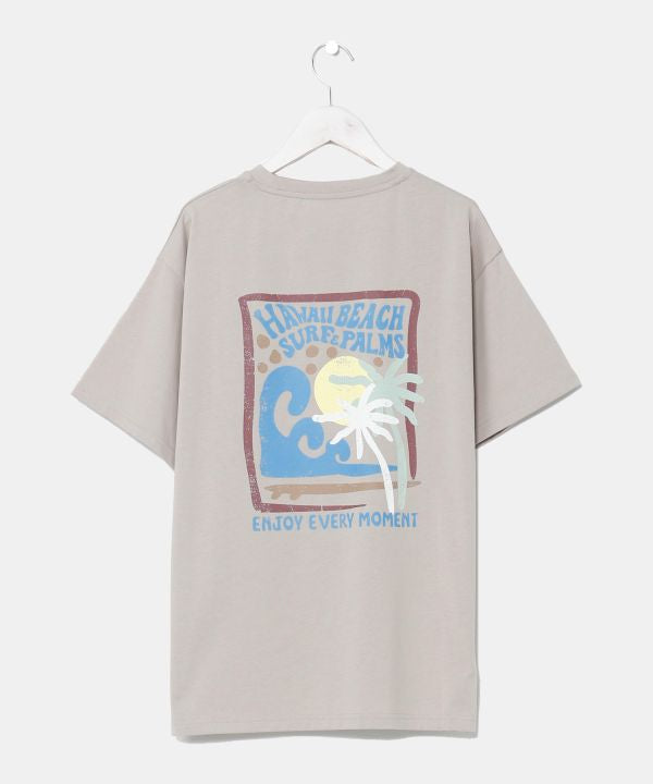 SURF＆Palms Men's Graphic T-shirt Tops by Kahiko - Ametsuchi