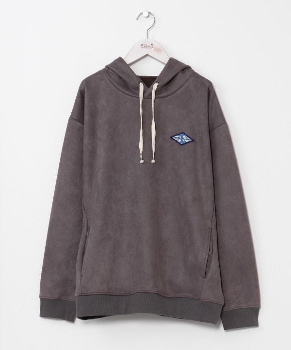 SURF＆Palms Suede Hoodie for Men