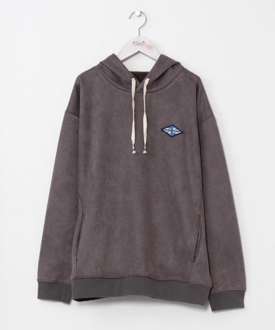 SURF＆Palms Suede Hoodie for Men