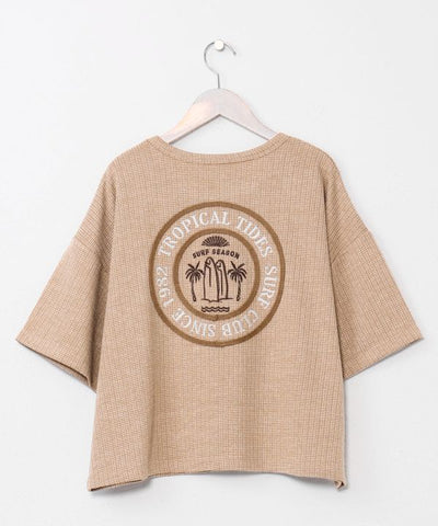 SURF＆Palms Waffle T-shirt