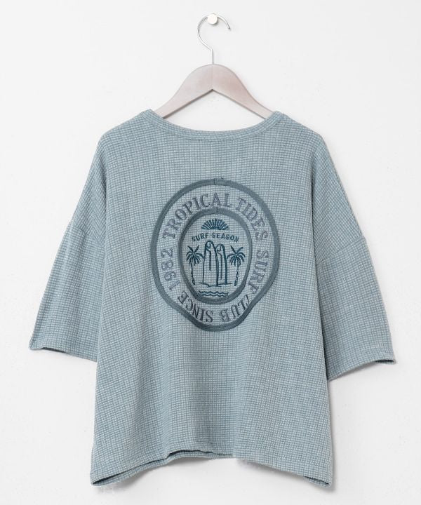 SURF＆Palms Waffle T-shirt