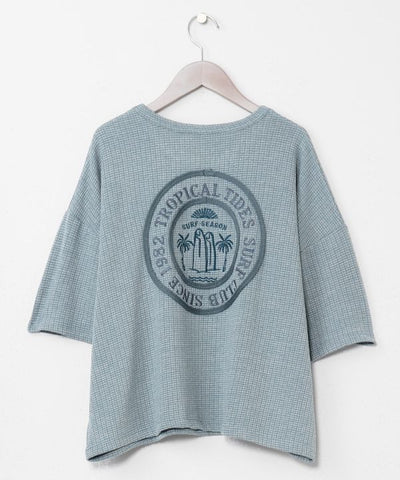 SURF＆Palms Waffle T-shirt