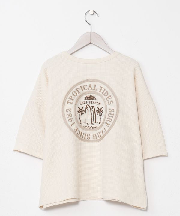SURF＆Palms Waffle T-shirt