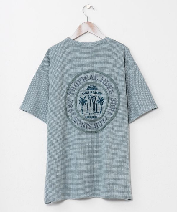 SURF＆Palms Men's Waffle T-shirt