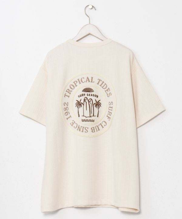SURF＆Palms Men's Waffle T-shirt