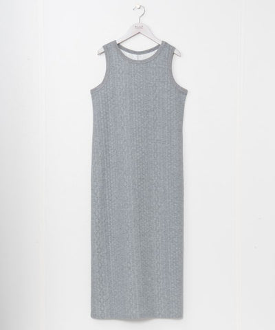 Textured Detail Zip Up Hoodie and Dress Set