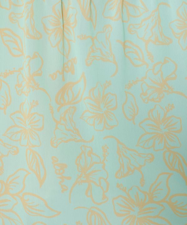 SURF＆Palms Hawaiian Crinkle Wide Pants by Kahiko - Ametsuchi