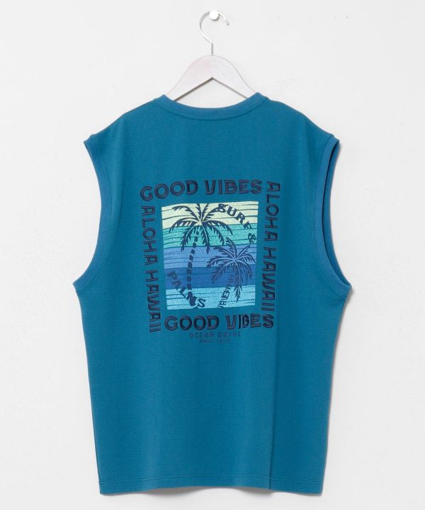 SURF＆Palms Jacquard Surf Tank Top