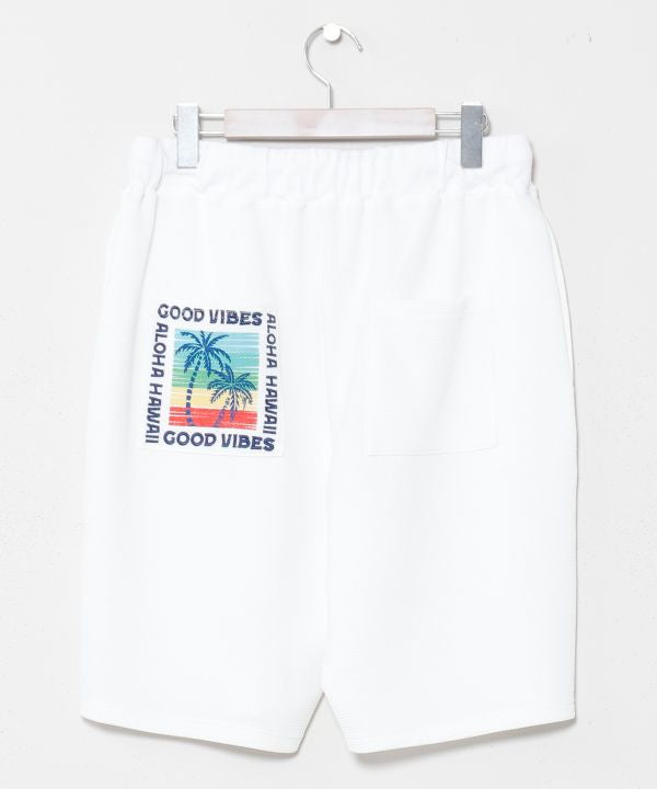 SURF＆Palms Jacquard Surf Shorts by Kahiko - Ametsuchi