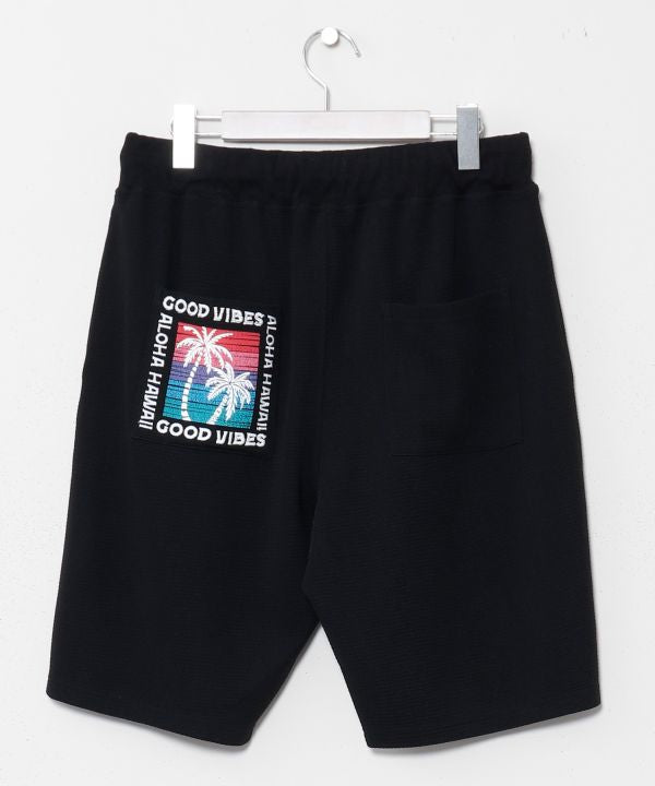 SURF＆Palms Jacquard Surf Shorts by Kahiko - Ametsuchi